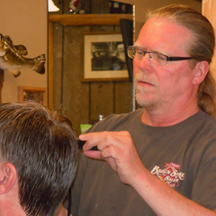 Frank Gambill is a hairdresser in Grand Rapids, MN